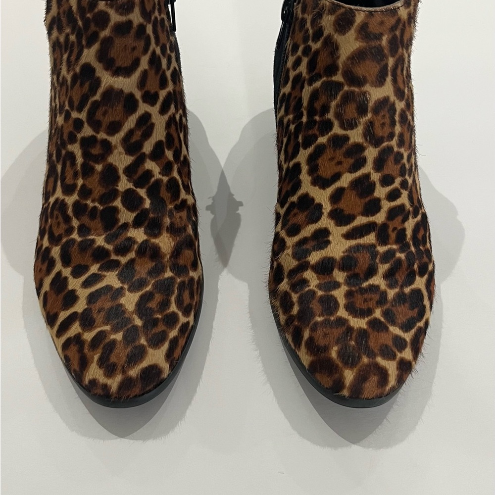 G.H. Bass & Co. Leopard Print Ankle Boots